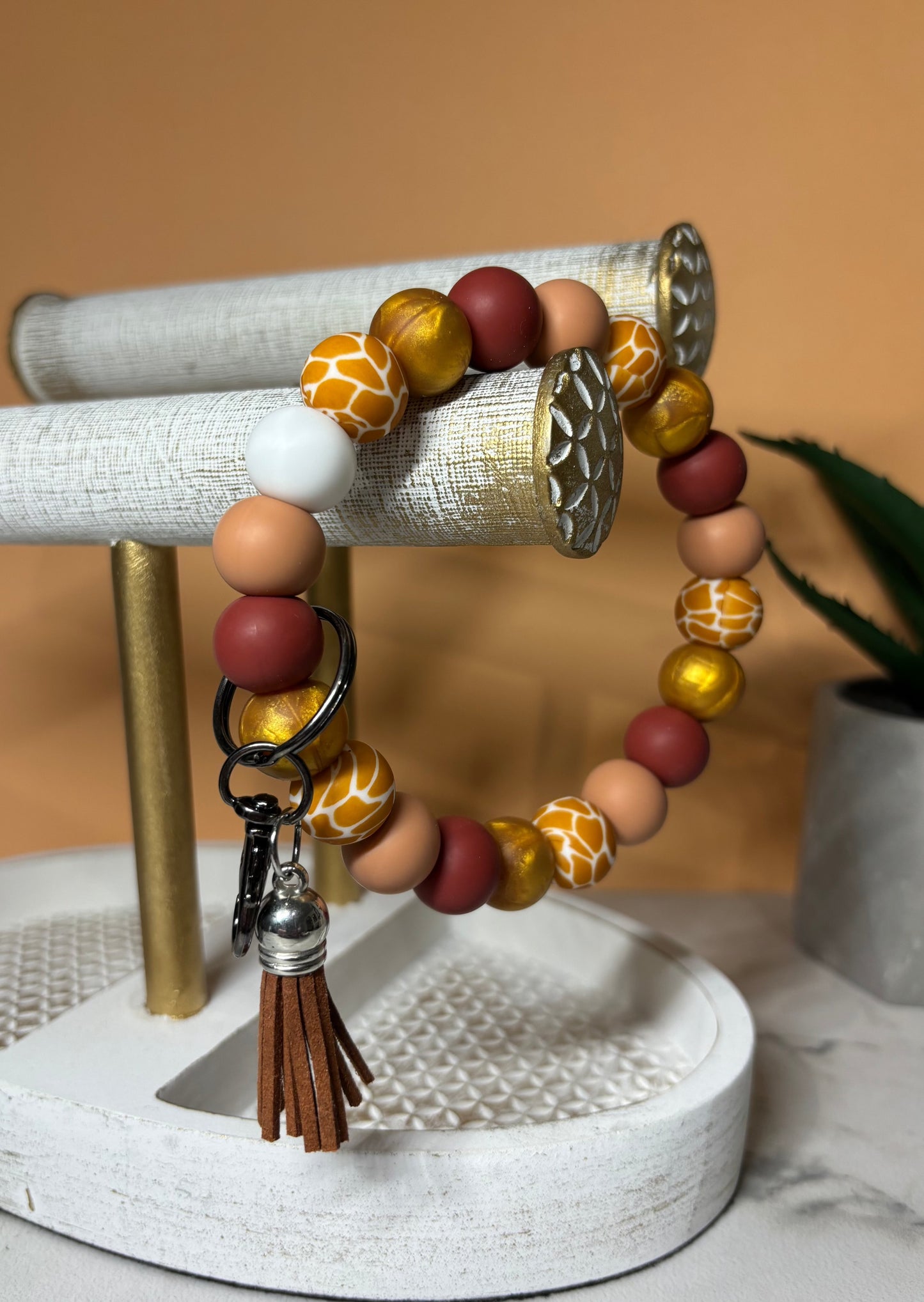 Bracelet porte clef | Girafe