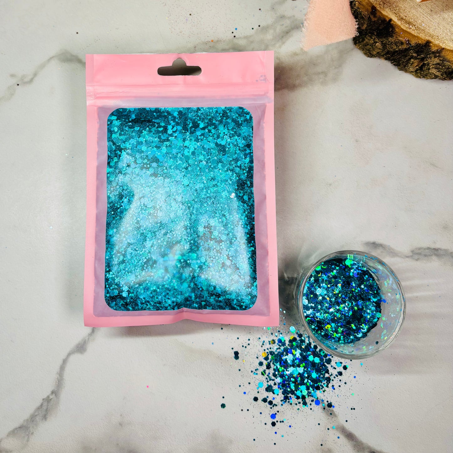 Paillettes holographiques | Turquoise