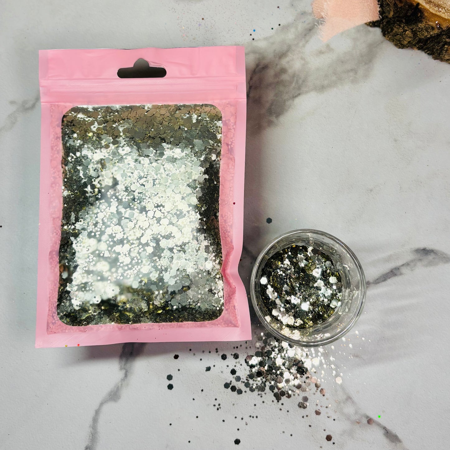 Paillettes holographiques | Champagne