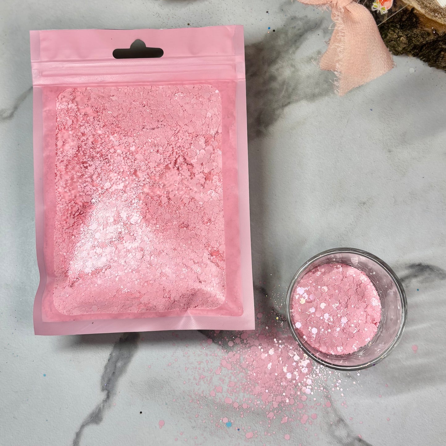 Paillettes mattes | Rose
