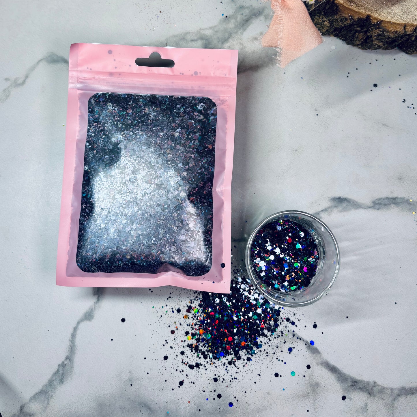 Paillettes holographiques | Noir
