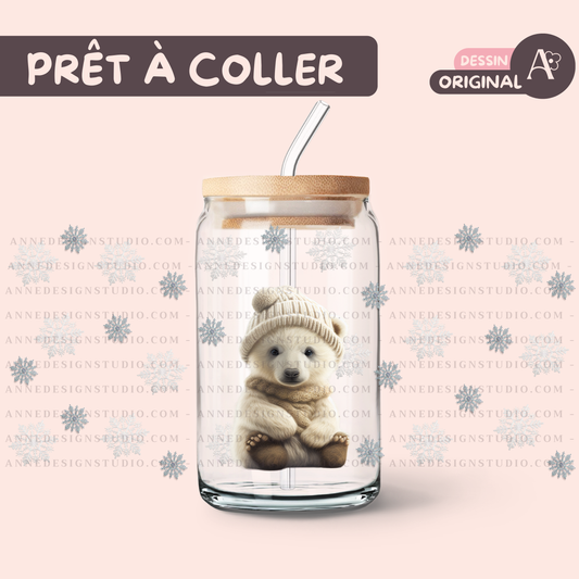 Autocollants UV DTF | Ours polaire