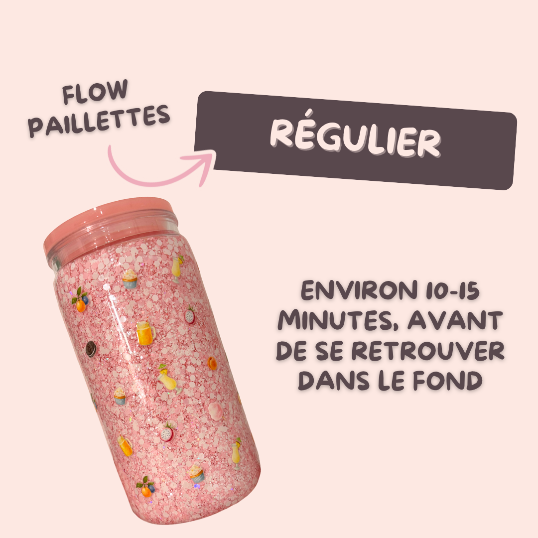 Flow paillettes régulier