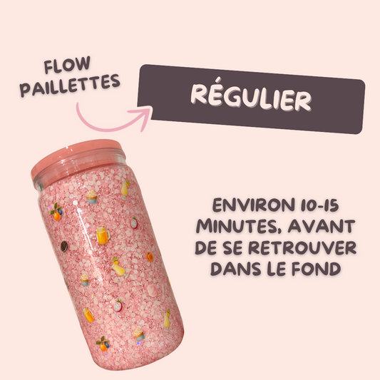 Flow paillettes régulier