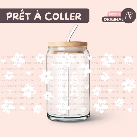 Autocollants UV DTF | Mama blanc