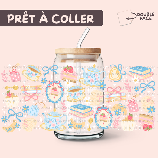 Autocollants UV DTF | French Tea