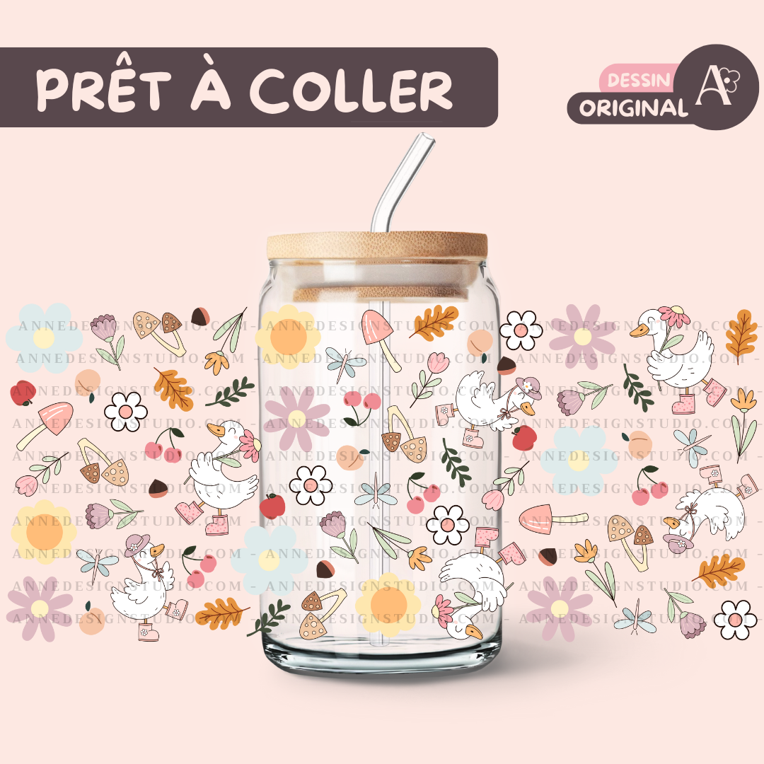 Autocollants UV DTF | Oies girly