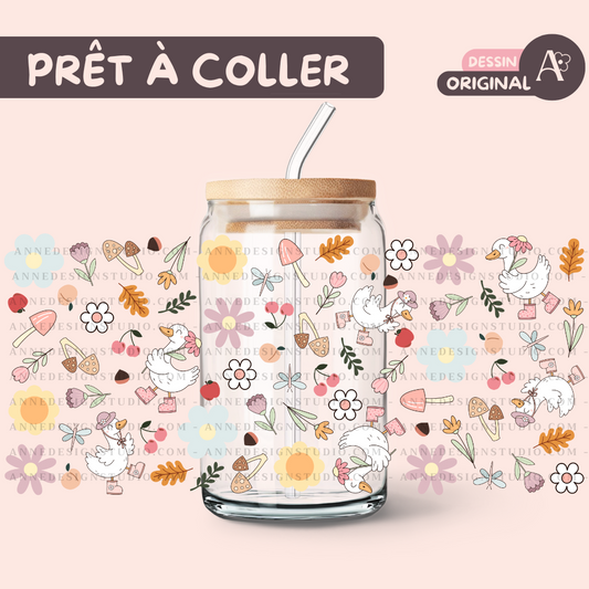 Autocollants UV DTF | Oies girly