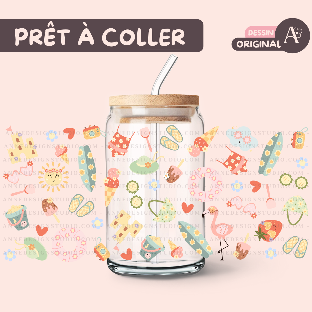 Autocollants UV DTF | Plage