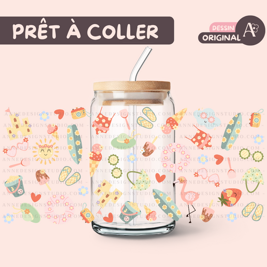 Autocollants UV DTF | Plage