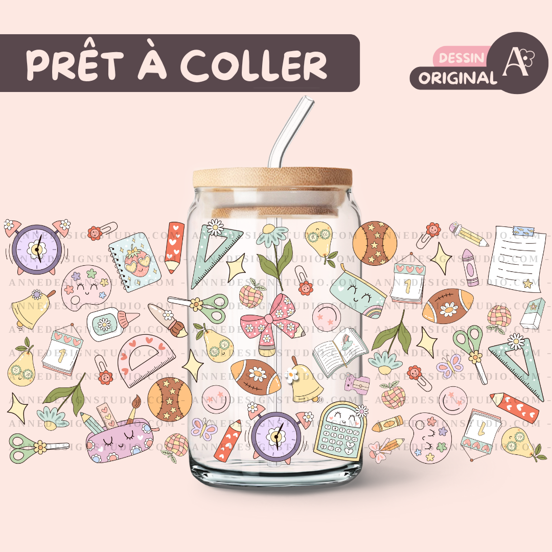 Autocollants UV DTF | Back to school