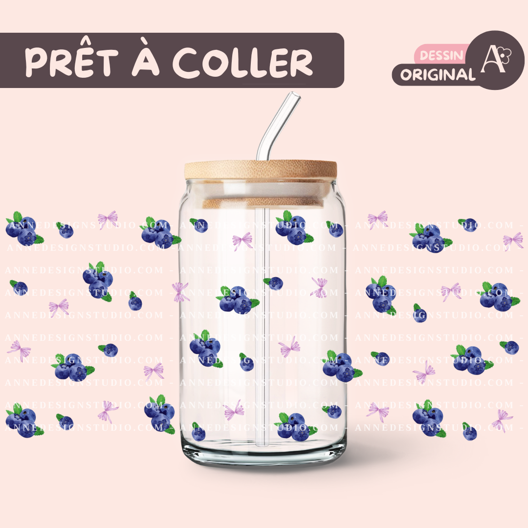 Autocollants UV DTF | Bleuet