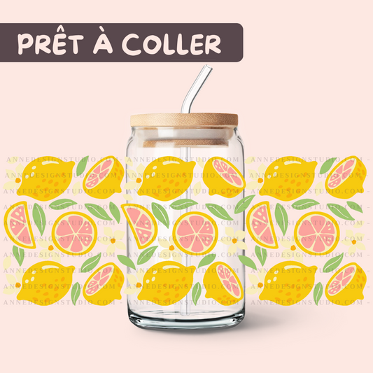 Autocollants UV DTF | Citron