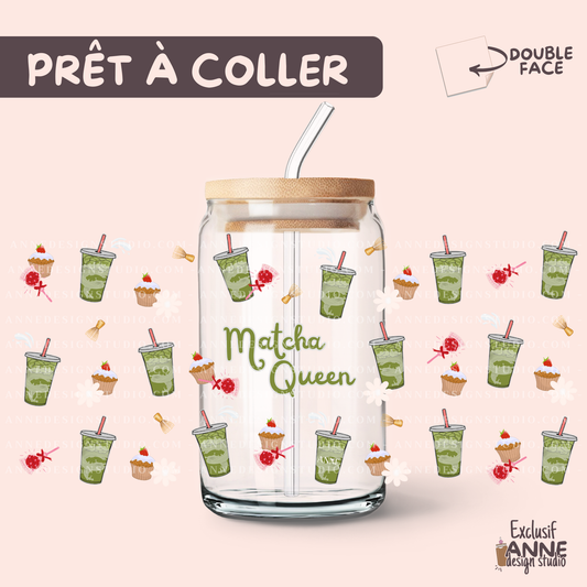 Autocollants UV DTF | Matcha queen