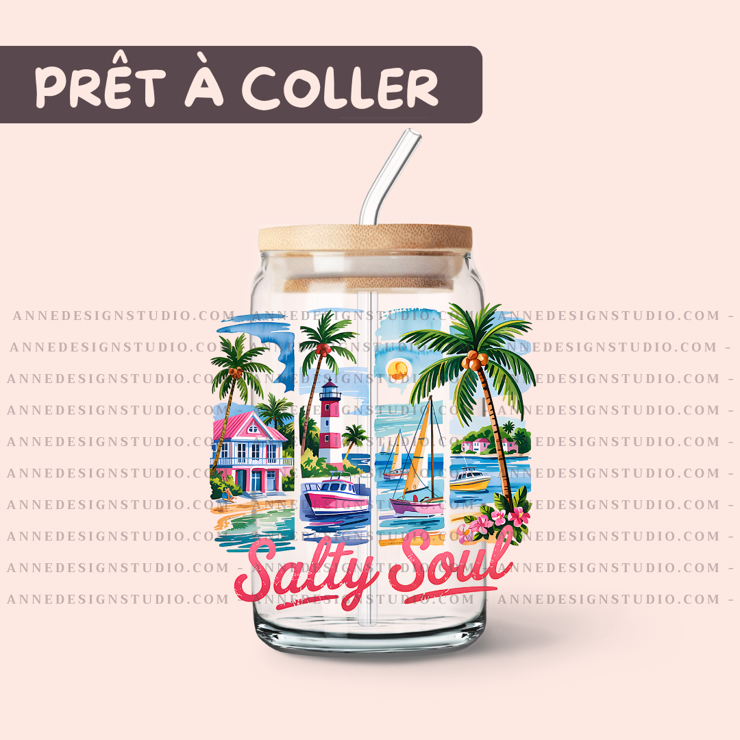 Autocollants UV DTF | Salty soul