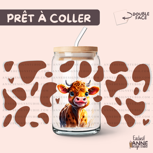 Autocollants UV DTF | Vache