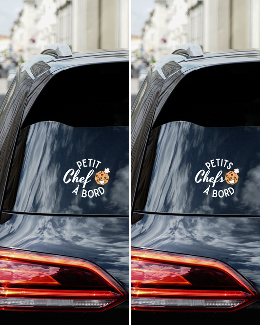 Autocollant pour voiture - Petit chef