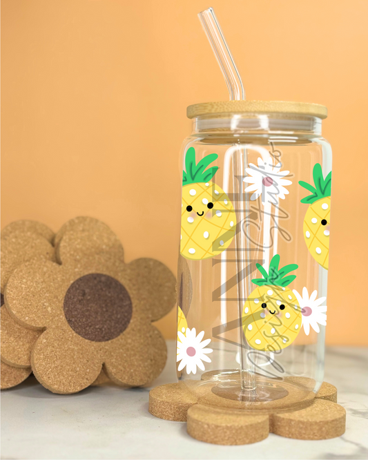 Sous-verre en liège - Fleur