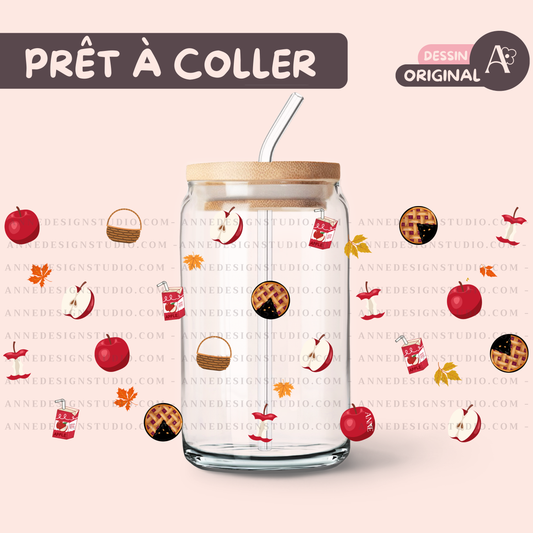 Autocollants UV DTF | Pommes