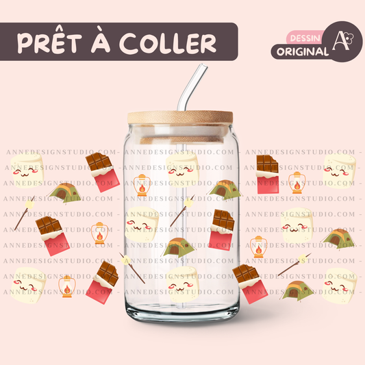 Autocollants UV DTF | Camping