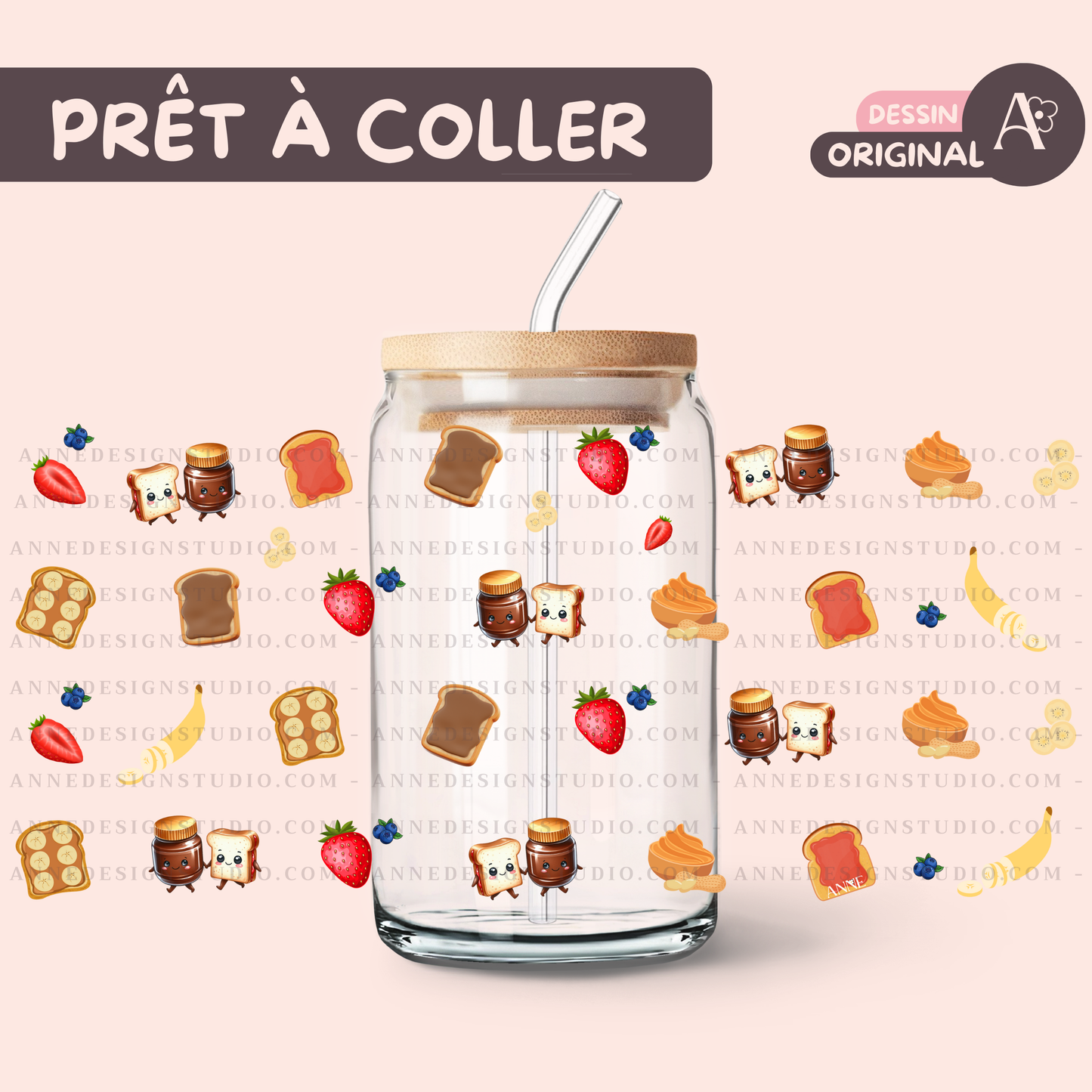 Autocollants UV DTF | Petit déjeuner