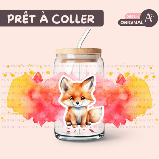 Autocollants UV DTF | Renard