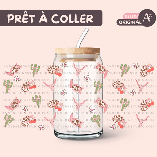 Autocollants UV DTF | Cowgirl