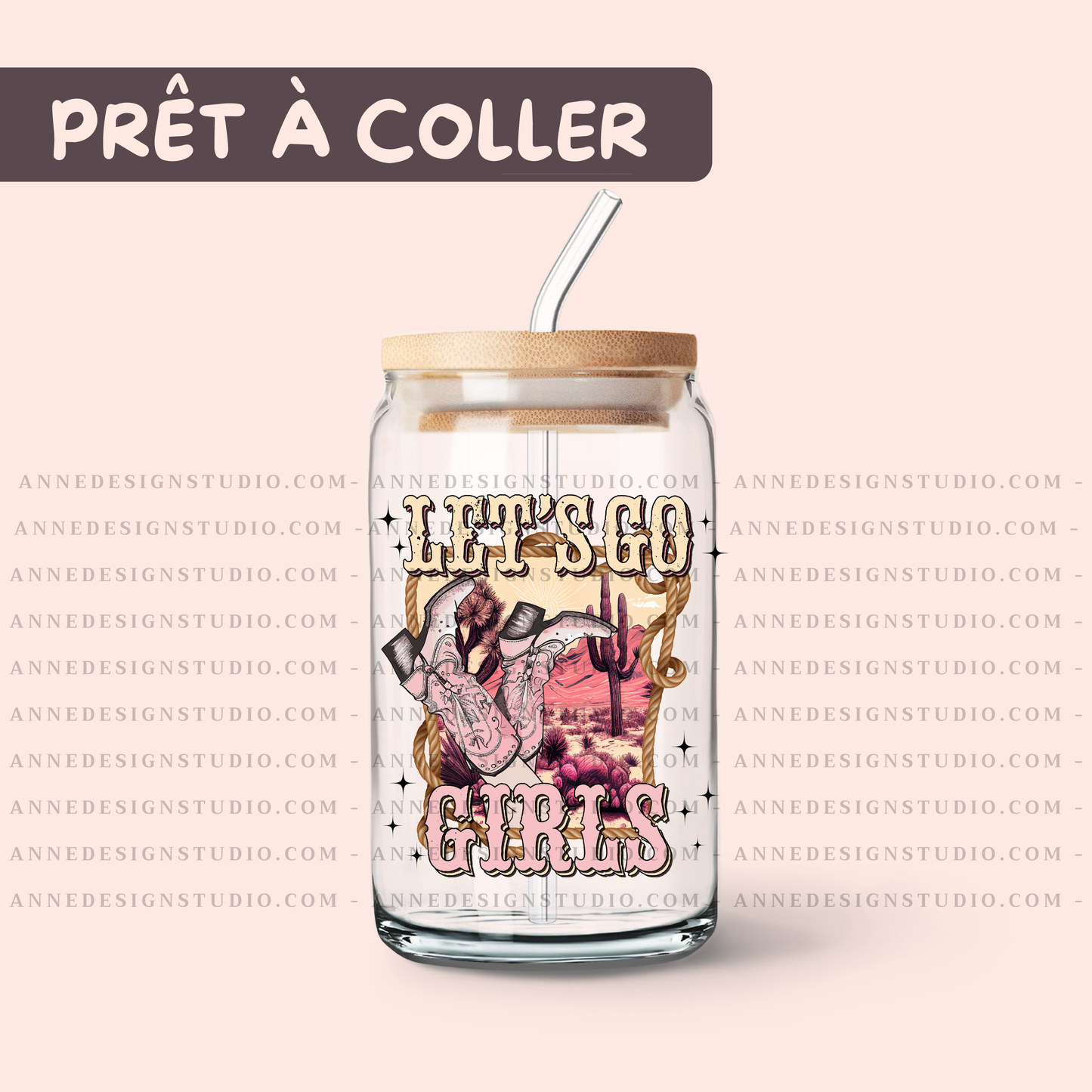 Autocollants UV DTF | Let's go girls