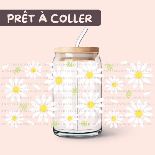 Autocollants UV DTF | Marguerites