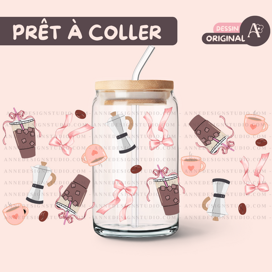 Autocollants UV DTF | Café café café