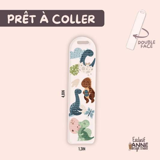 Autocollants pour signet UV DTF | Dino
