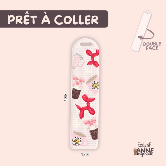 Autocollants pour signet UV DTF | Dog berry