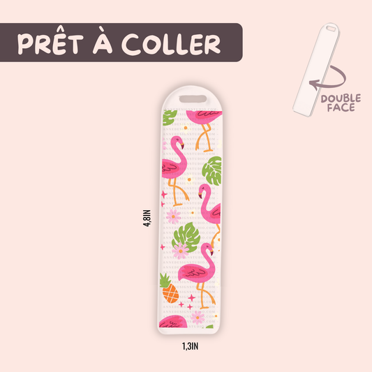 Autocollants pour signet UV DTF | Flamant