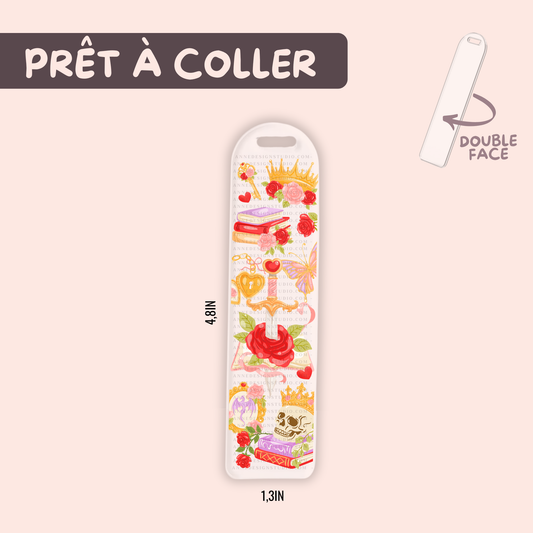 Autocollants pour signet UV DTF | Romance