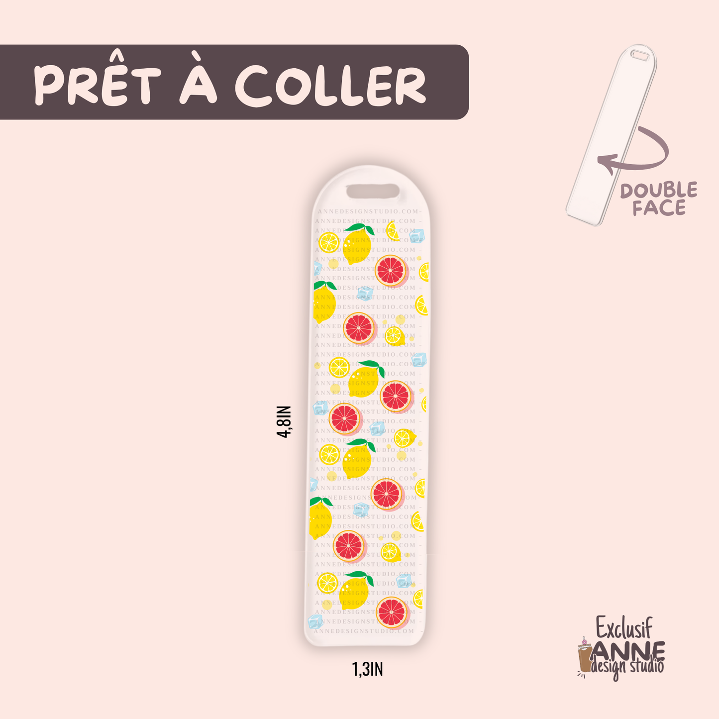 Autocollants pour signet UV DTF | Limonade