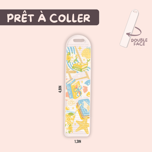 Autocollants pour signet UV DTF | Lemon beach