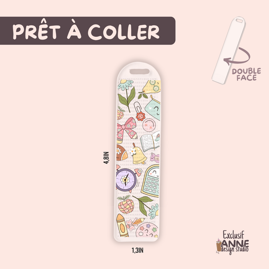 Autocollants pour signet UV DTF | Back to school