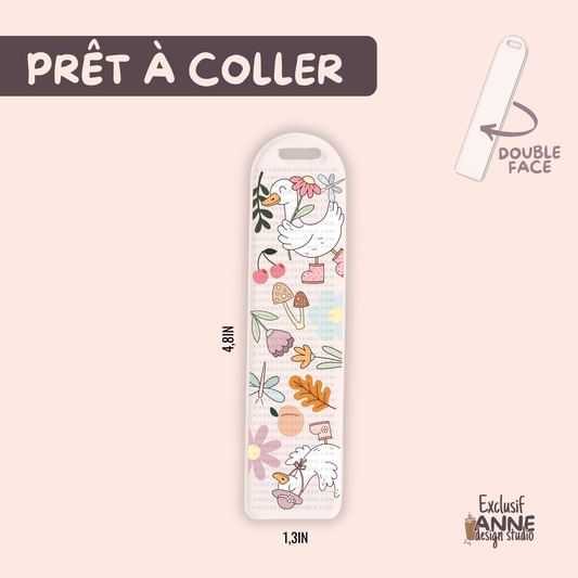Autocollants pour signet UV DTF | Oies girly