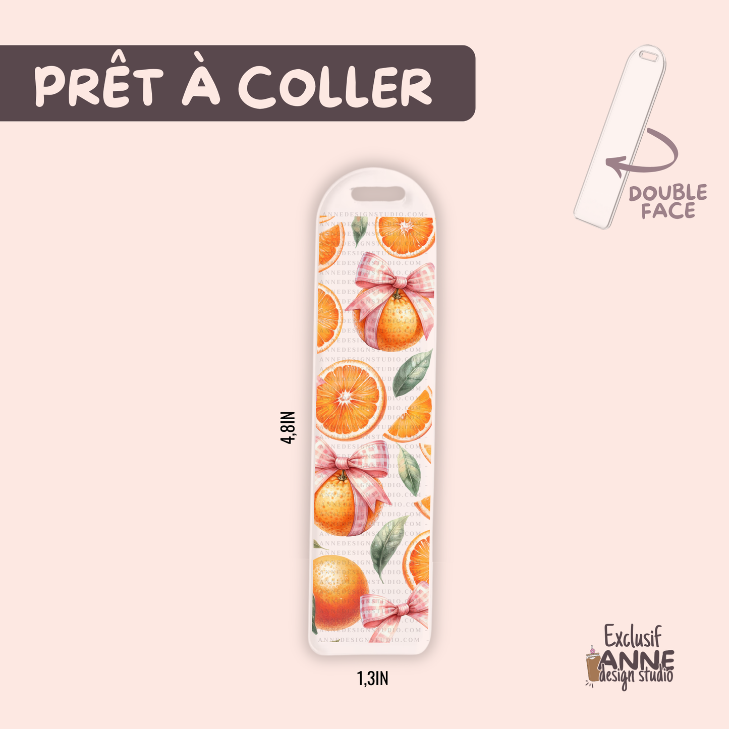 Autocollants pour signet UV DTF | Orangeade