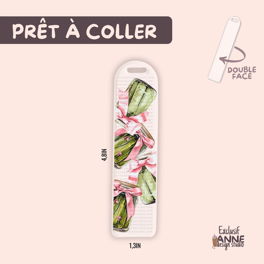 Autocollants pour signet UV DTF | Pickle queen