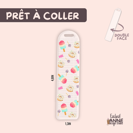 Autocollants pour signet UV DTF | Popsicle & beigne