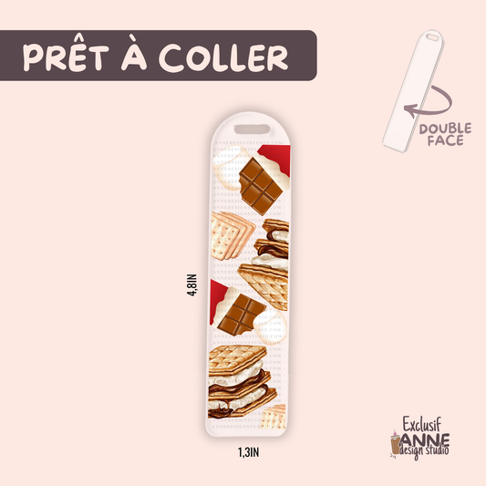 Autocollants pour signet UV DTF | Smores