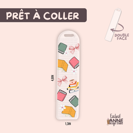 Autocollants pour signet UV DTF | Book lover