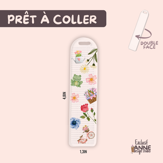 Autocollants pour signet UV DTF | Grenouille