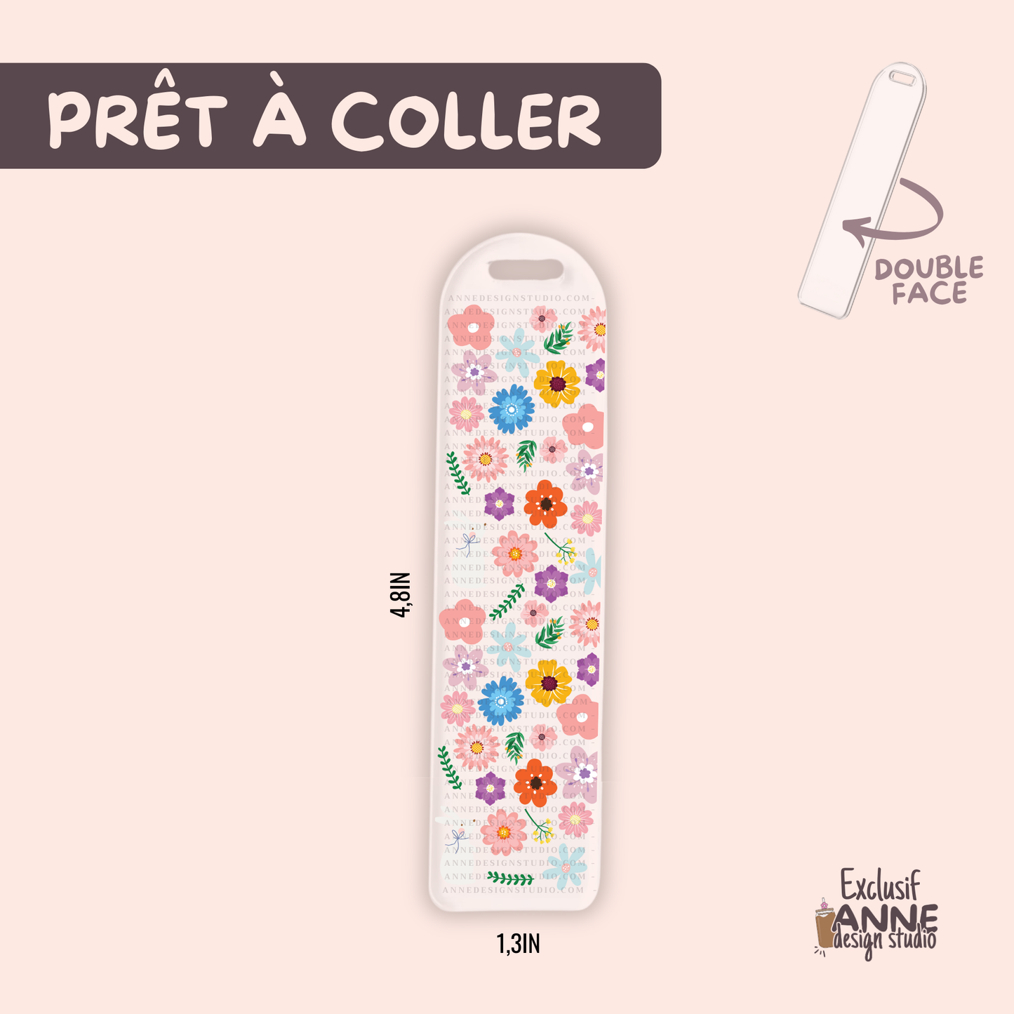 Autocollants pour signet UV DTF | Lapin