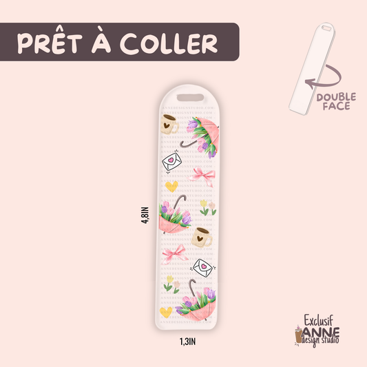 Autocollants pour signet UV DTF | Parapluie
