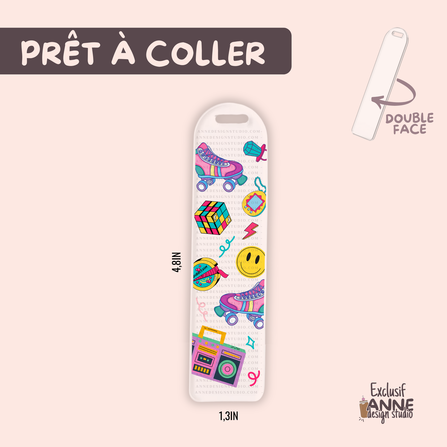 Autocollants pour signet UV DTF | Patins