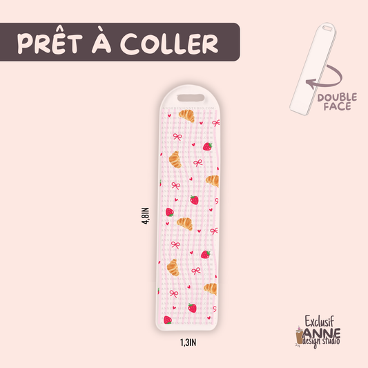 Autocollants pour signet UV DTF | Mini croissant