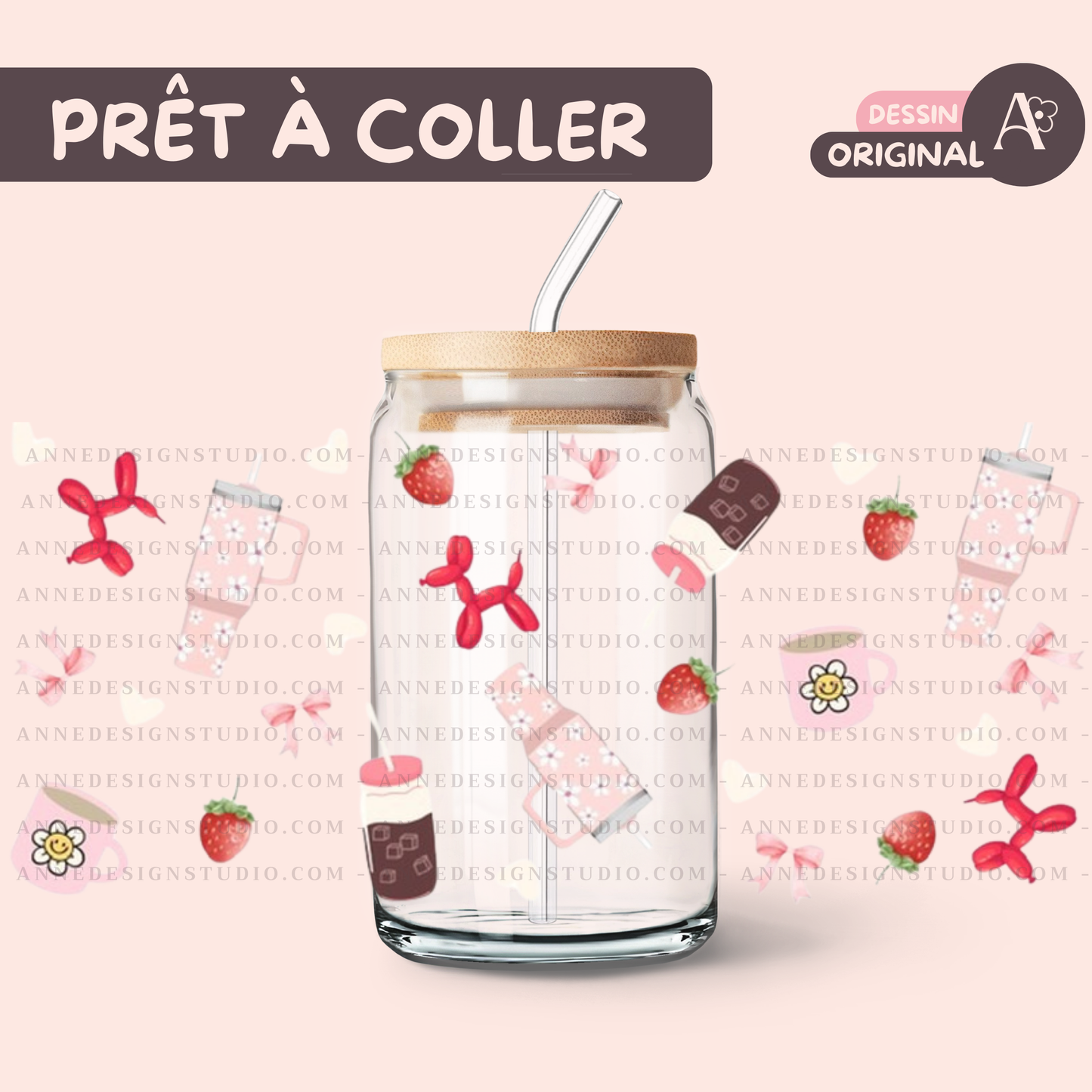 LIQUIDATION UV DTF | Cute & métiers