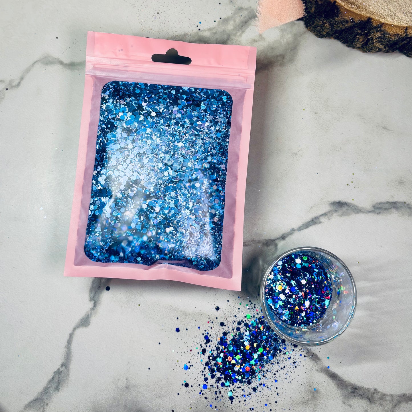 Paillettes holographiques | Bleu Navy